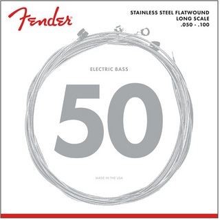 Fender9050ML tainless Steel Flatwound エレキベース弦/050‐100