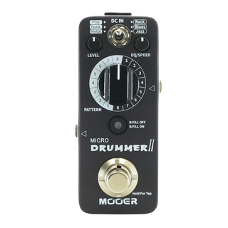 MOOERムーアー Micro Drummer II ドラムマシンペダル エフェクター