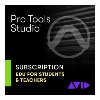 Avid Pro Tools Studio 学生/教師用年間サブスクリプション(新規)(アカデミック版)(9938-30001-60)(オンライ...