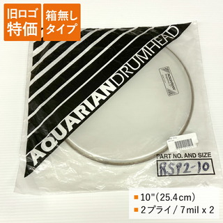 AQUARIAN 化粧箱無し■ドラムヘッド RSP2-10-Q 10インチサイズ クリアヘッド アクエリアン