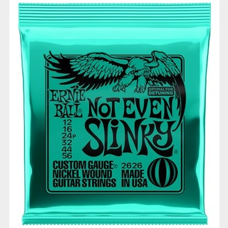 ERNIE BALL 2626 NOT EVEN SLINKY Nickel Wound Electric Guitar Strings 12-56 【渋谷店】