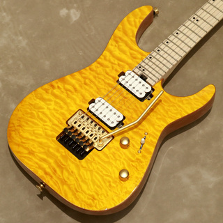 Charvel PRO MOD DK24 HH FR M Mahogany with Quilt Maple, Dark Amber