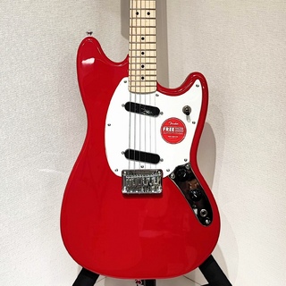 Squier by FenderSonic Mustang Maple Fingerboard Torino Red