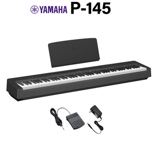 YAMAHAP-145B ブラック 電子ピアノ 88鍵盤
