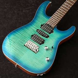 Charvel MJ DK24 HSH 2PT W Mahogany with Flame Maple Wenge Fingerboard Caribbean Burst シャーベル [日本製]【