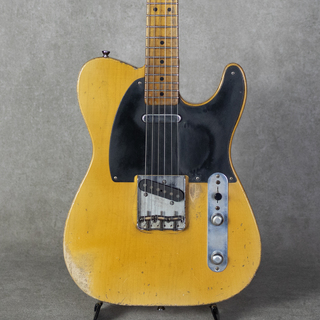 Nacho Guitars 1950-1952 Blackguard #2035 Heavy Aging Butterscotch Blonde Soft V Neck