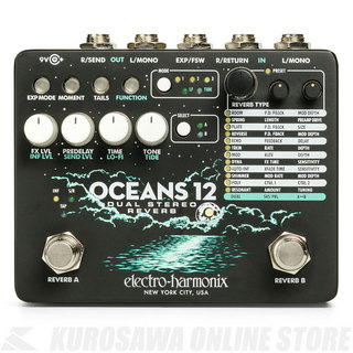 Electro-Harmonix Oceans 12 -Dual Stereo Reverb-【箱ボロ特価】