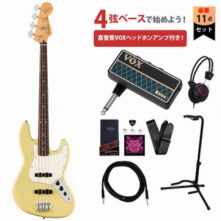 FenderPlayer II Jazz Bass Rosewood Fingerboard Hialeah Yellow フェンダー VOXヘッドホンアンプ付属エレキベー