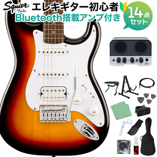 Squier by Fender AFF ST JR HSS 3CS エレキギター初心者セット 【Bluetooth搭載ミニアンプ付】