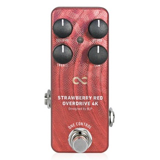 ONE CONTROLワンコントロール Strawberry Red Overdrive 4K オーバードライブ ギターエフェクター