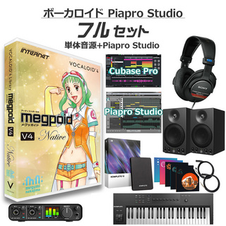 INTERNET GUMI （Native）ボーカロイド初心者フルセット Megpoid V4 VOCALOID4 初音ミクV4X同梱