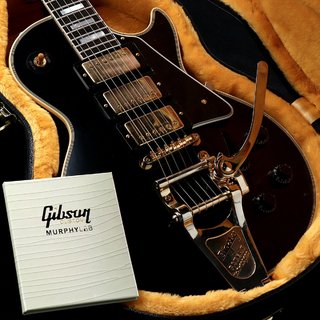 Gibson Custom ShopMurphy Lab 1957 Les Paul Custom 3-Pickup w/Bigsby Light Aged Ebony(重量:4.27kg)【渋谷店】