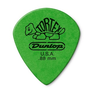 Jim Dunlop498 Tortex Jazz III XL 0.88mm Green ギターピック×12枚