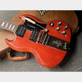GibsonSG Standard '61 Faded Maestro Vibrola (#230120356) Vintage Cherry Satin
