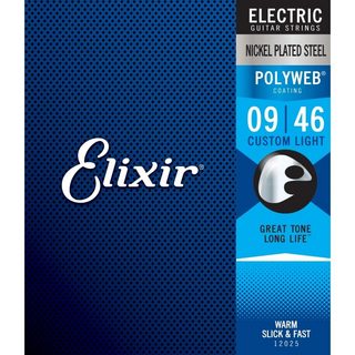 Elixirエリクサー 12025 POLYWEB Custom Light 09-46 エレキギター弦