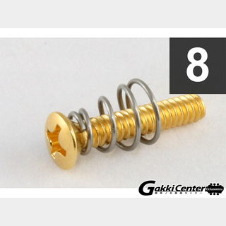 ALLPARTS Gold Pickup Mounting Screws Vintage Style/7545