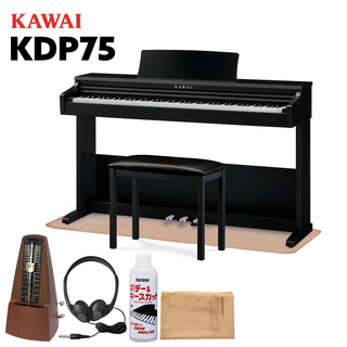 KAWAI KDP75B 電子ピアノ 88鍵盤 イトマサマット＆メトロノームセット