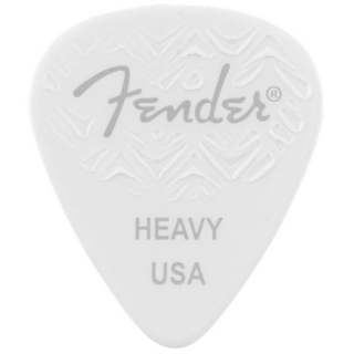 Fender Wavelength Celluloid Picks 351 Shape White, Heavy - 6 Pack フェンダー [6枚入り]【渋谷店】