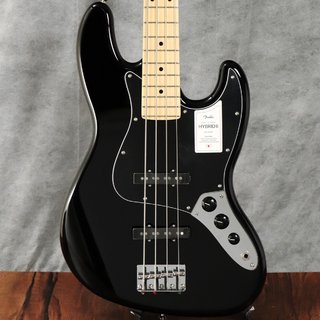 FenderMade in Japan Hybrid II Jazz Bass Maple Fingerboard Black  【梅田店】