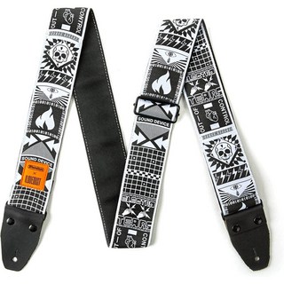 Jim Dunlop I Love Dust Jacquard Straps Out Of Control (ILD10)