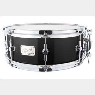 canopus Birch Snare Drum 5.5x14 Solid Black Mat LQ