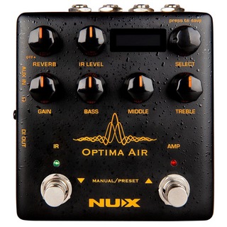 nuxニューエックス Optima Air アコースティックシュミレーター ギターエフェクター