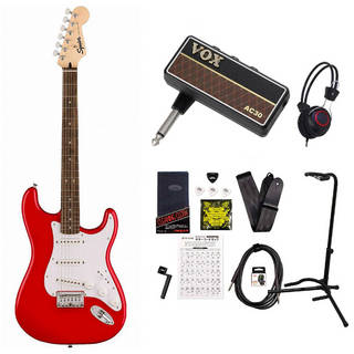 Squier by FenderSonic Stratocaster HT Laurel Fingerboard White PG Torino Red スクワイヤー VOX Amplug2 AC30アンプ付属