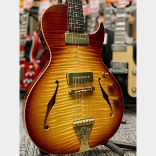 B&G Guitars Private Build Little Sister Cutaway P90 Classic -Brown Sunburst- 2019年製【軽量3.23kg!】