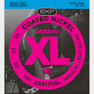 D'Addario EXP170SL ニッケル コーティング弦 45-100 レギュラーライトゲージスーパーロングスケール エレキベース弦