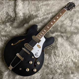 EpiphoneCasino Worn Worn Ebony フルアコギター カジノ