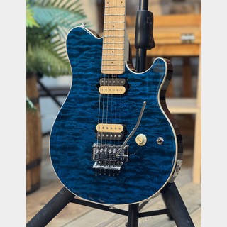 MUSIC MAN KID Limited AXIS TRANS BLUE QUILT【3.48kg】【実物写真】【店頭未展示品】【高性能ケーブルプレゼント!】