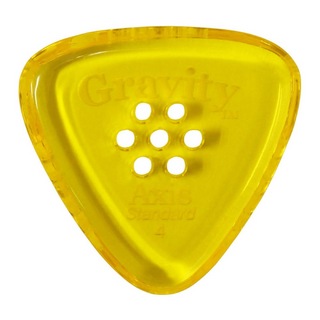 Gravity Guitar PicksAxis -Standard Multi-Hole- GAXS4PM 4.0mm Yellow ピック