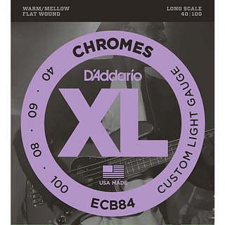 D'Addario Chromes Flat Wound ECB84