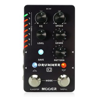 MOOER DRUMMER X2 コンパクトエフェクター ドラムマシン