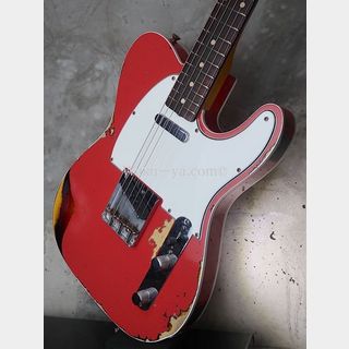 Fender Custom Shop '60  Telecaster Custom - Handwound Pick-Ups /  Fiesta Red Over 3-Tone Sunburst / Heavy Relic