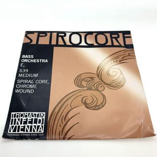 THOMASTIK CB4E-S39 コントラバス弦 SPIROCORE 4/4用 E線 【バラ弦1本】