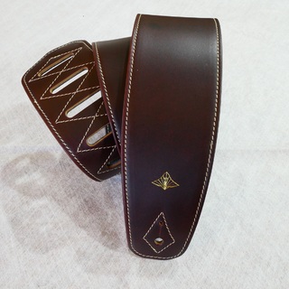 YONEZAWA LEATHER Hand Made Leather Strap / Burgundy