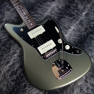 Fender Made In Japan Hybrid II Jazzmaster Jasper Olive Metallic with Matching Head