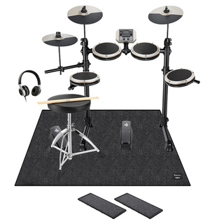 DONNER DED-80 マンションでも安心セット Ivory 防振・騒音対策済み オールメッシュパッド コンパクトサイズ