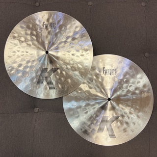 Zildjian 《新製品》K 15" Fat Hats (Pair) Top:1,190g / Bottom:1,465g