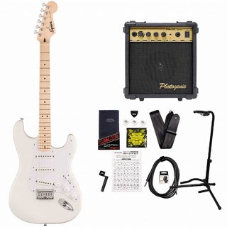 Squier by Fender Sonic Stratocaster HT Maple Fingerboard White Pickguard Arctic White スクワイヤー PG-10アンプ付属エ