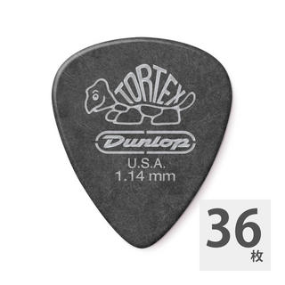 Jim Dunlop 488 Tortex Pitch Black Standard 1.14mm ギターピック×36枚