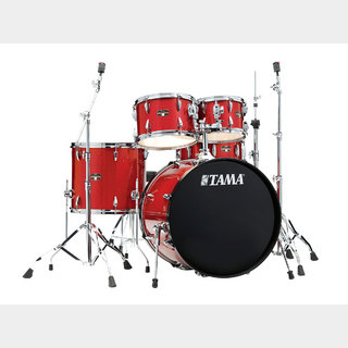Tama Imperialstar BRM IP52H6 ドラムセット 22”バスドラム シンバル別 バーント･レッド･ミスト 赤
