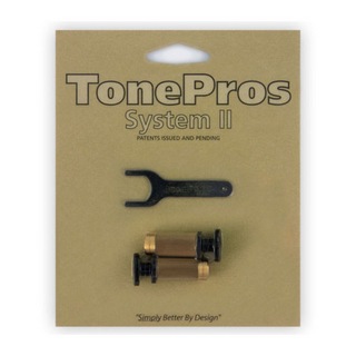 TONE PROS SPRS2-B Standard Locking Studs for PRS ブリッジスタッド アンカー ブラック