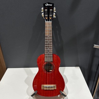 Uma UkuleleUK-20SS RED ソプラノウクレレ マホガニーオール単板 シースルーレッド【島村楽器限定カラー】