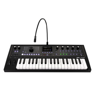 KORG シンセサイザー マイクロコルグ2 MicroKorg2 MK-2 MBK コルグ メタリックブラック 限定カラー ケース付き