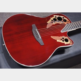 Ovation CE48 RUBY-RED