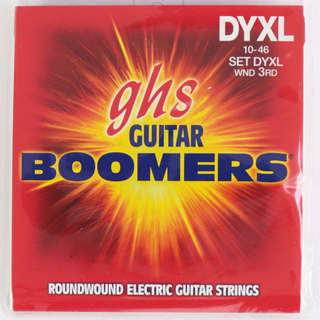 ghsDYXL Boomers WOUND 3RD EXTRA LIGHT 010-046 エレキギター弦×3セット