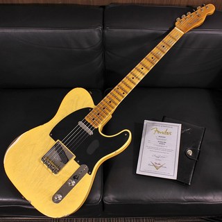 Fender Custom Shop2024 Time Machine 1954 Telecaster Relic Faded Aged Nocaster Blonde SN. R136379