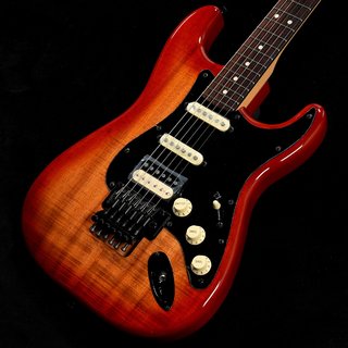 Fender ISHIBASHI FSR MIJ Hybrid II Stratocaster HSS Koa Top Black Hardware(重量:3.60kg)【渋谷店】